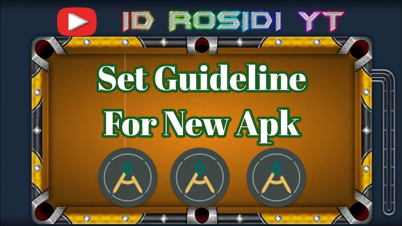 Setting Garis Untuk Apk Baru, 8 Ball Pool Tutorial