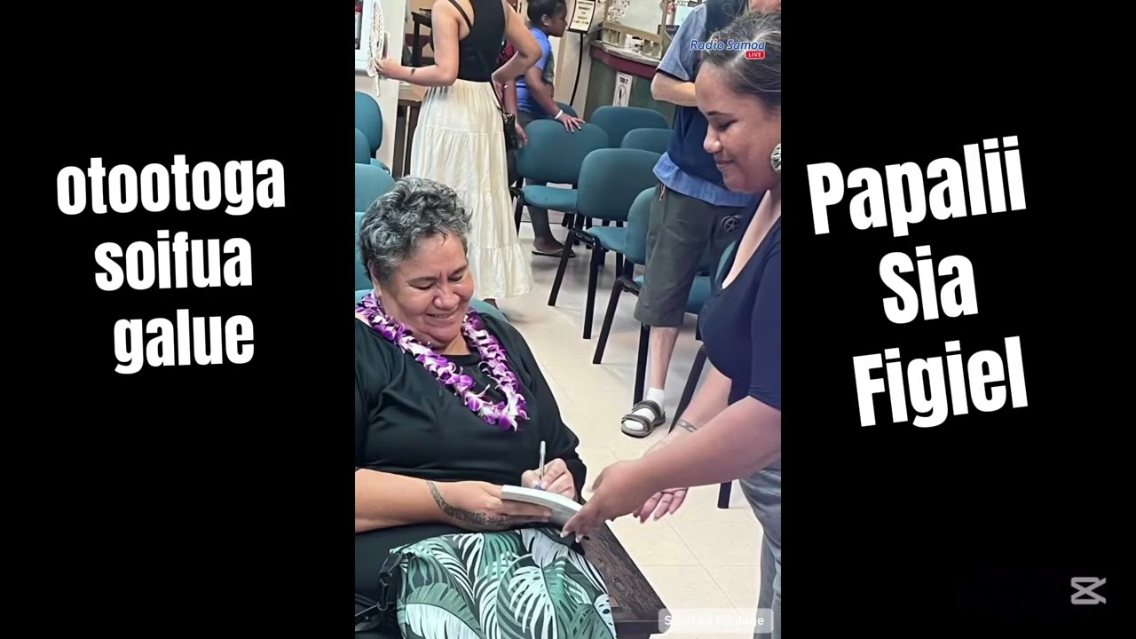 Otootoga ole Soifua galue ole tamaitai Professor Sia Figiel 