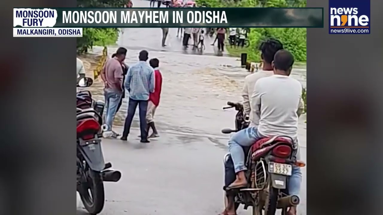 Odisha Flood Alert: Heavy Rains Disrupt Roads, Bridge Submerged in Malkangiri | News9