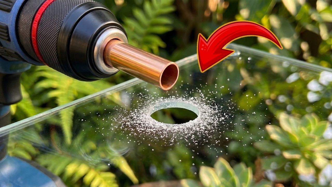 Amazing Technique for Drilling Glass Without Cracking It! | A Little-Known DIY Trick