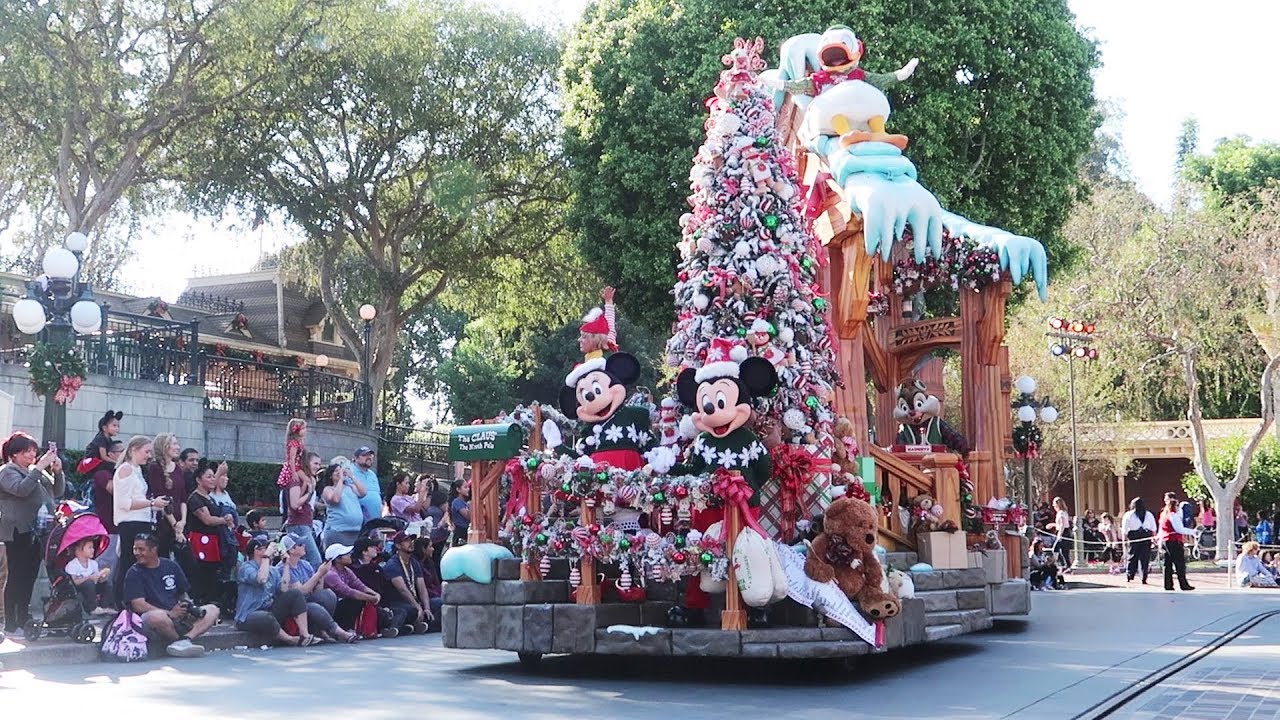Disneyland's A Christmas Fantasy Parade 2017 HD Full Parade