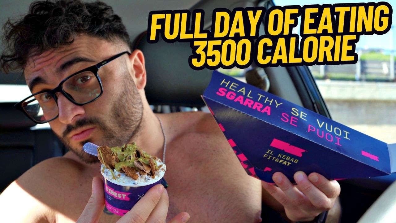 FULL DAY OF EATING 3500 CALORIE  : PIÙ CARBOIDRATI PIÙ MUSCOLI