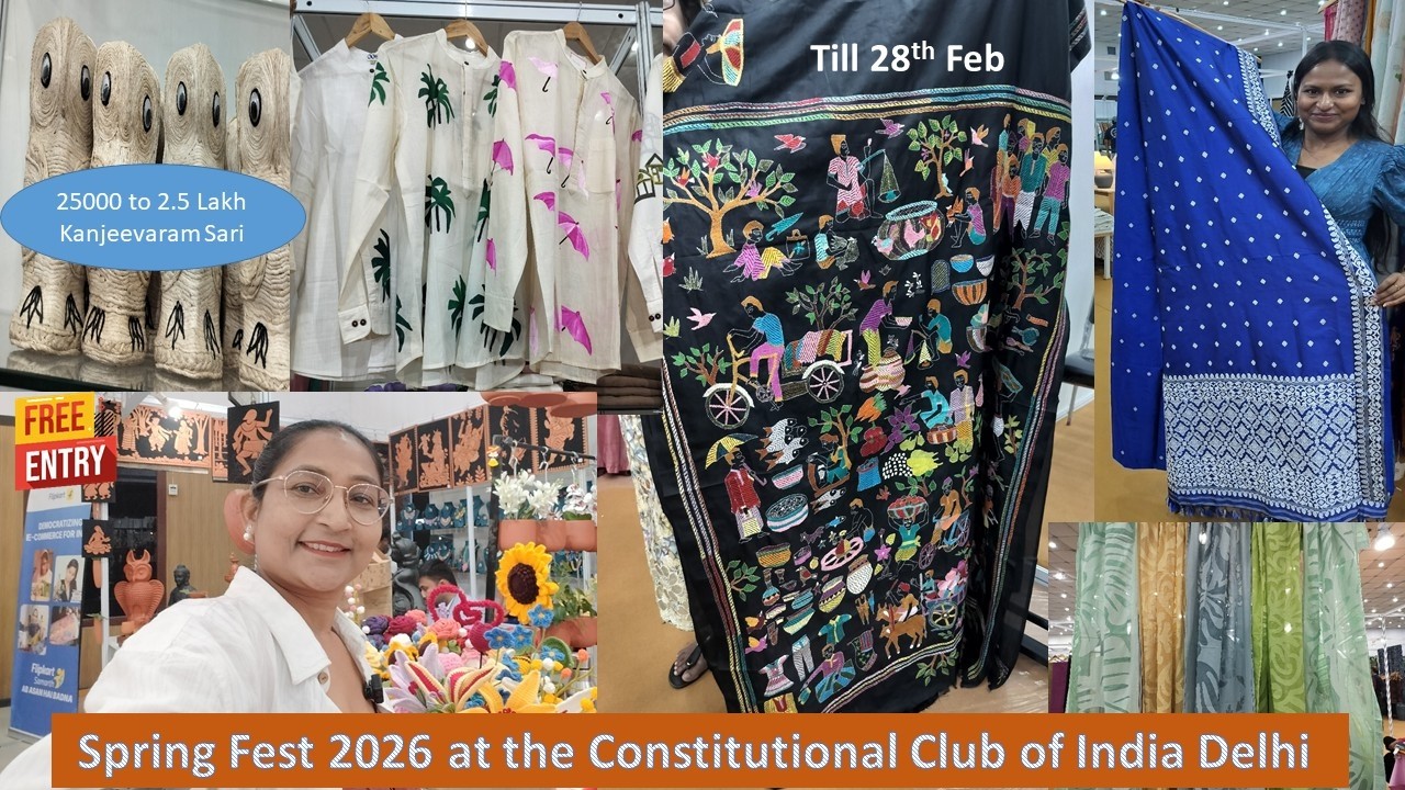 Spring Fest 2026 at the Constitutional Club of India New Delhi handcrafted luxury Expo Handloom Expo