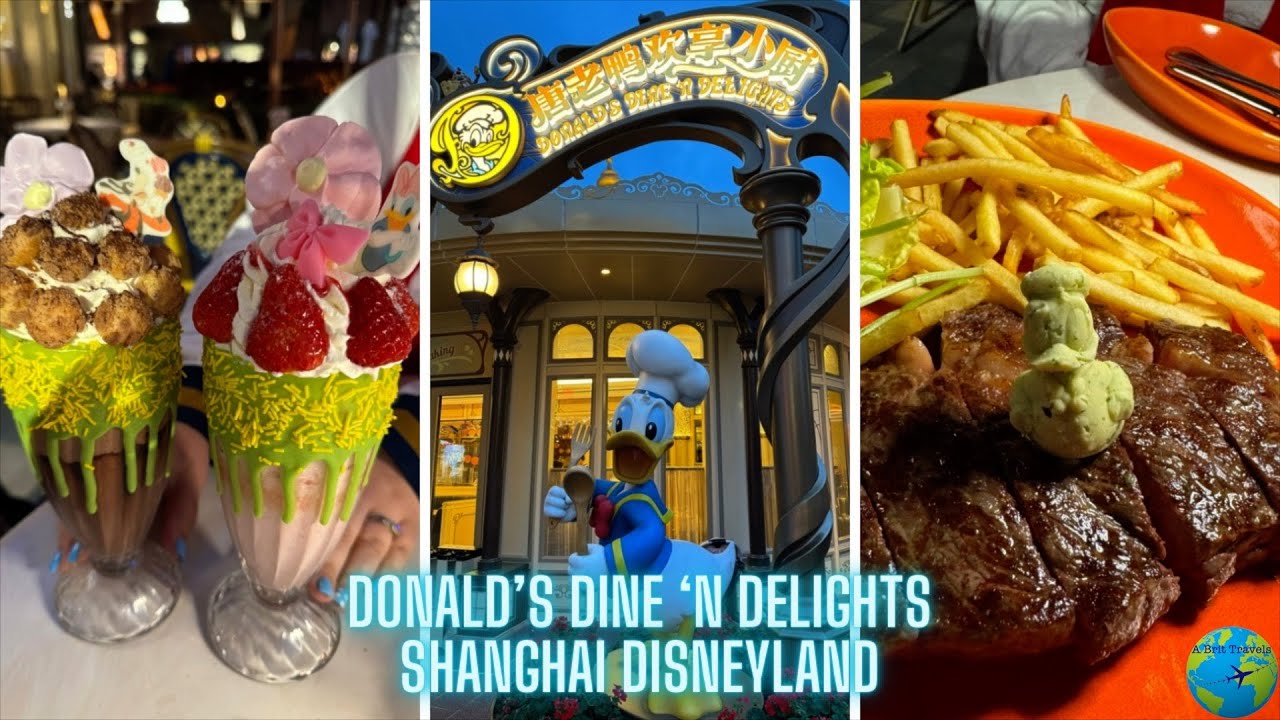 Donald's Dine 'n Delights — самый милый ресторан Disney! Шанхайский Диснейленд