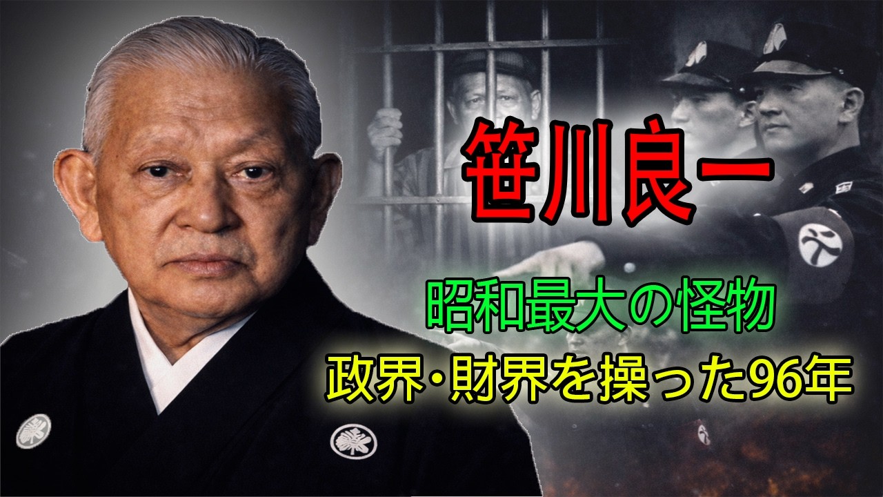 【笹川良一】世界一金持ちのファシスト：極道・右翼・慈善家——昭和の怪物、その真実