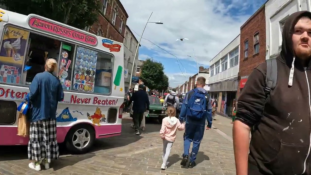 Festival of transport, Barrow In Furness town center.