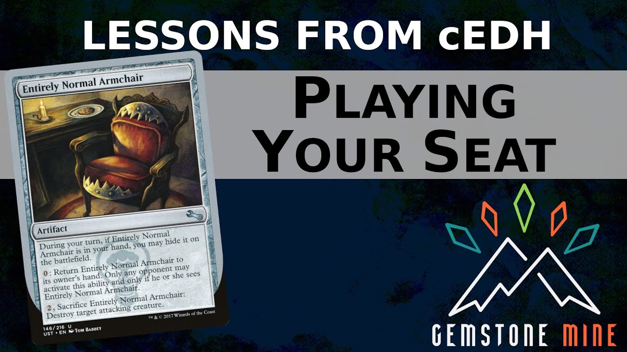 Playing Your Seat -- Lessons from cEDH