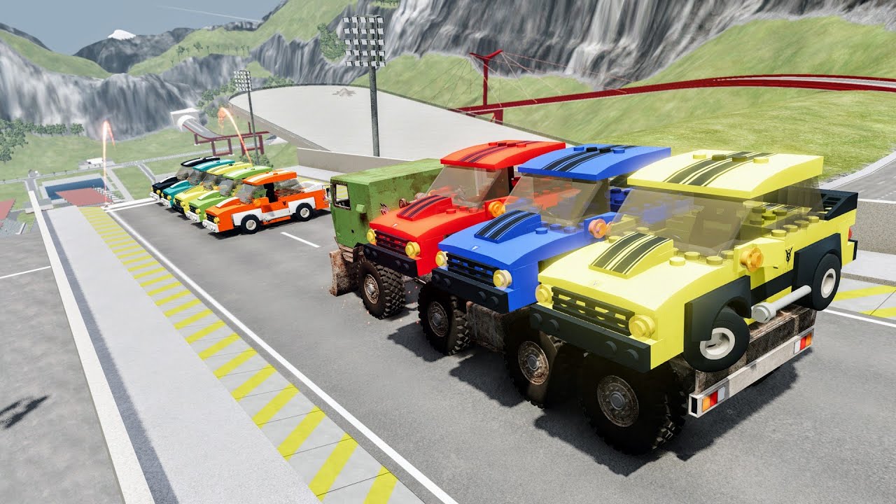 Epic High Speed Car Jumps #207 – BeamNG Drive | CrashBoomPunk