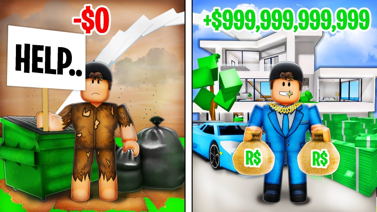 HOMELESS to RICHEST KID in Brookhaven RP!!