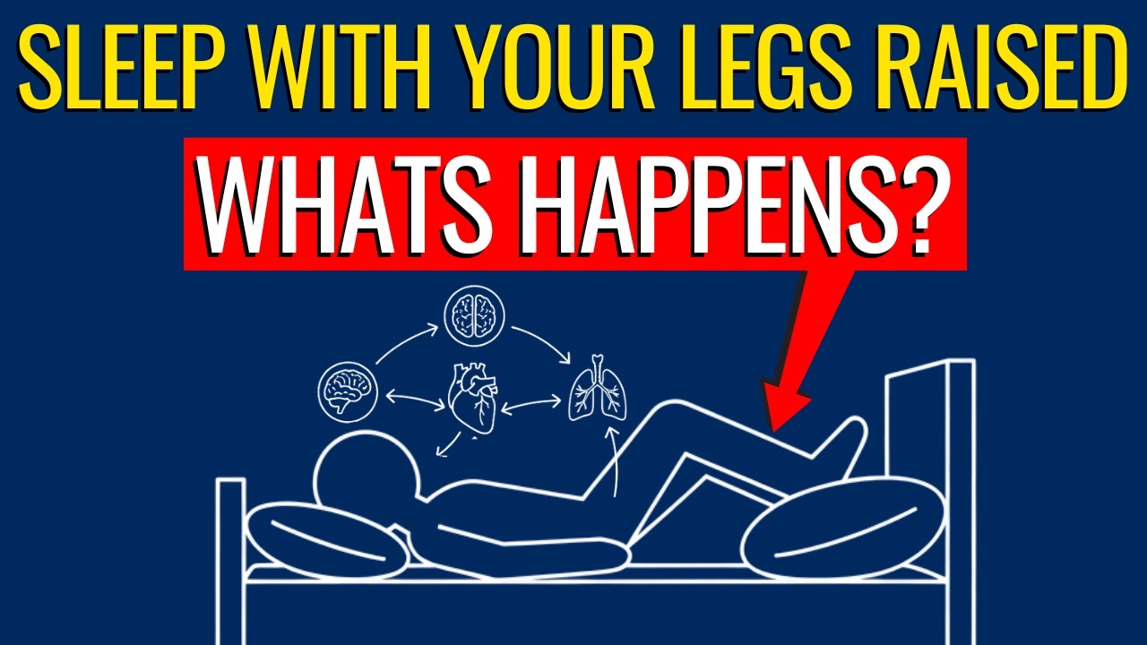 What happens to your body if you sleep with your legs raised is amazing