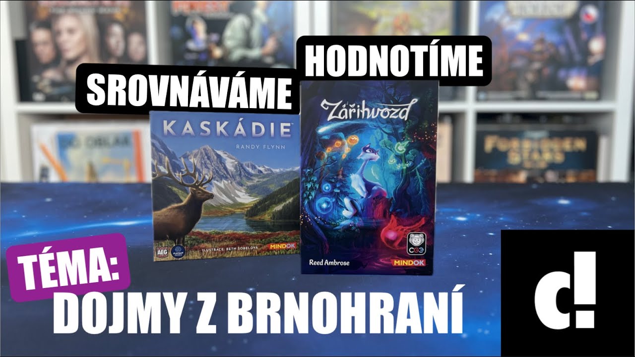 Dojmy z Brnohraní 2025 | Vánoční soutěž | Hodnotíme CGE novinku Zářihvozd a srovnáváme ho s Kaskádií