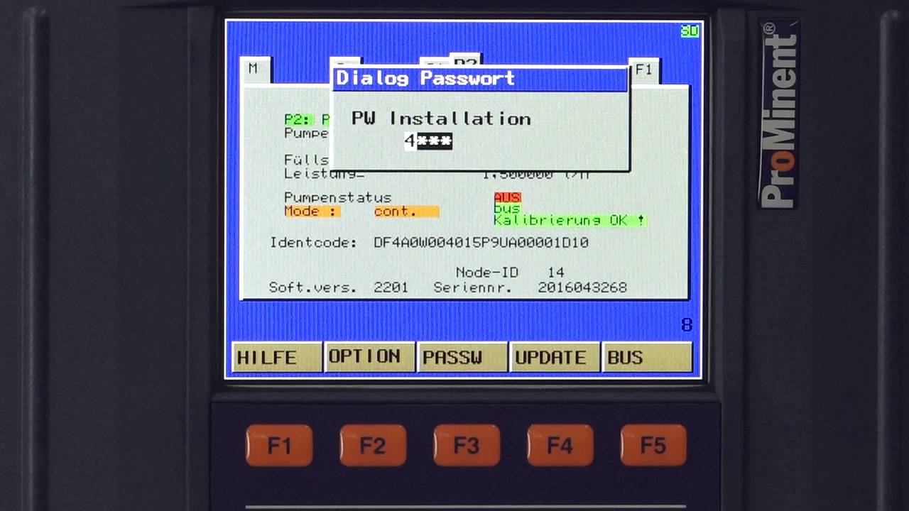 Dosiersystem DULCODOS Pool Professional &ndash; How-to: Pumpe Redox umstellen