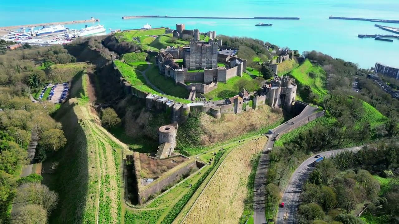 Dover castle from above 🔥