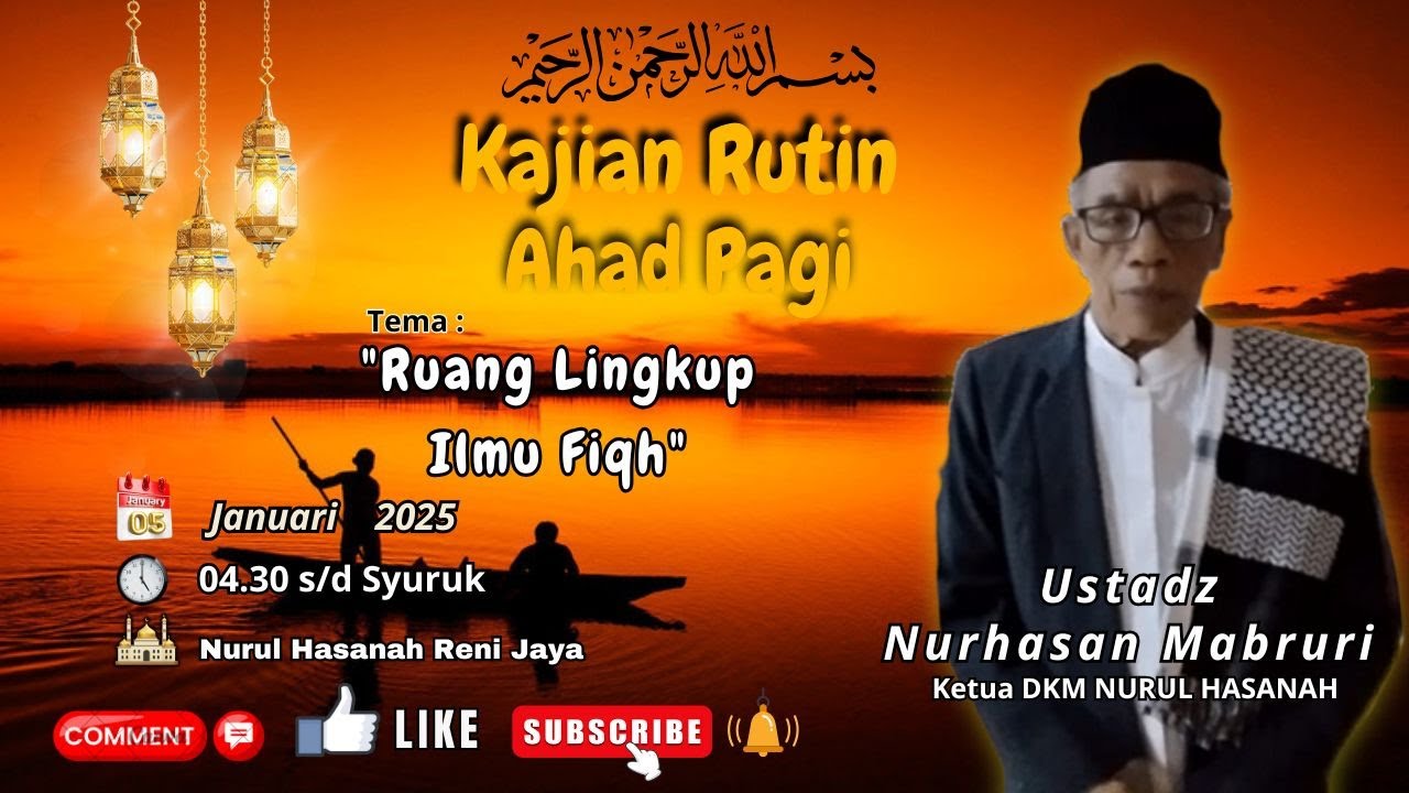 Kajian Rutin Ahad Pagi 5 Januari 2025