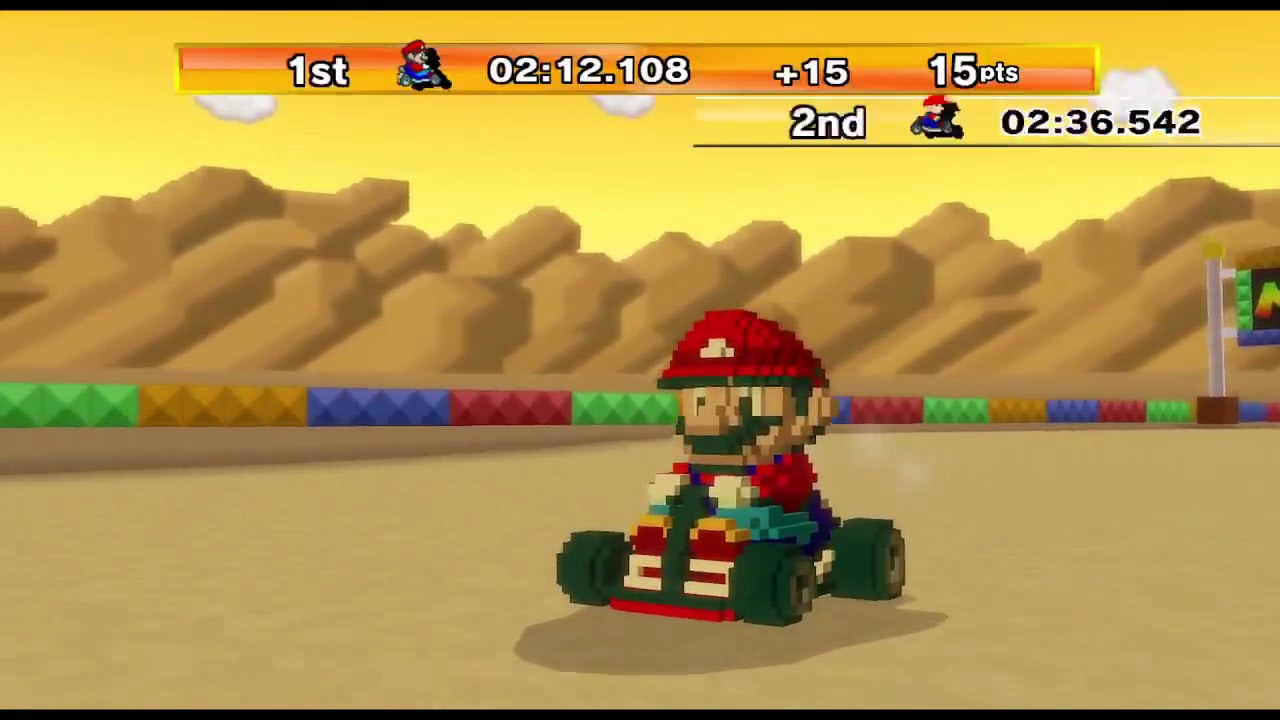 Mario Kart Wii Deluxe - SNES Flower Cup