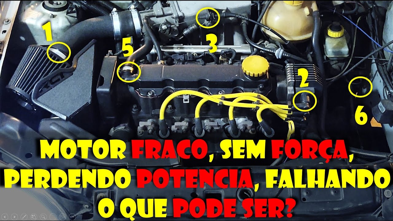MOTOR FRACO, SEM FOR&Ccedil;A, PERDENDO POTENCIA, FALHANDO - O QUE PODE SER? O GUIA DEFINITIVO PRA VOC&Ecirc;S!