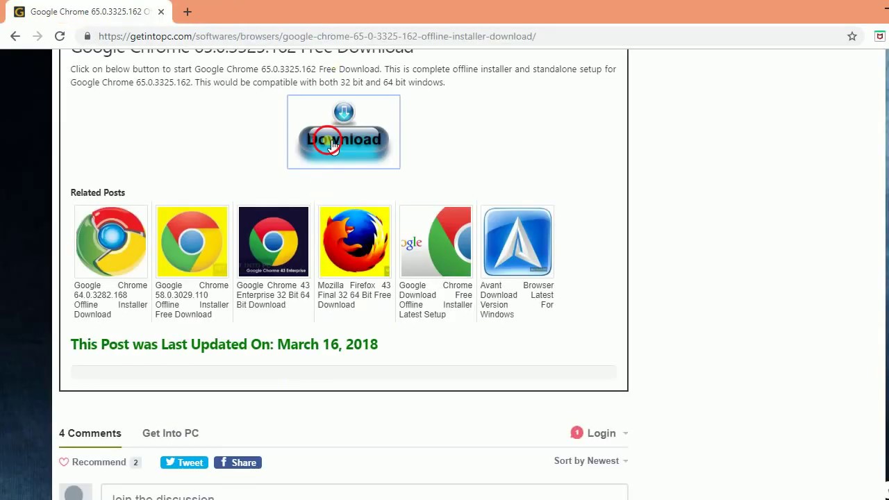 How to download chrome offline setup