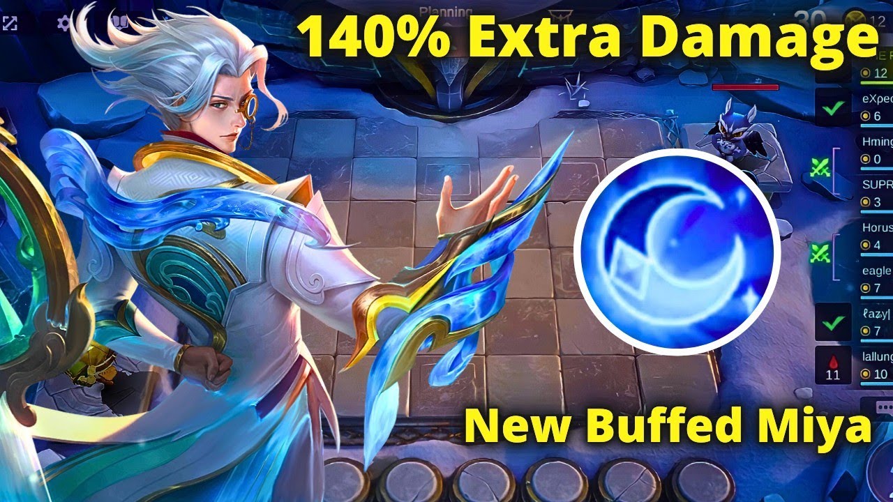 NATAN X MIYA UNLIMITED DAMAGE INCREASE NEW META COMBO | MOBA MAGIC CHESS BEST SYNERGY COMBO TERKUAT