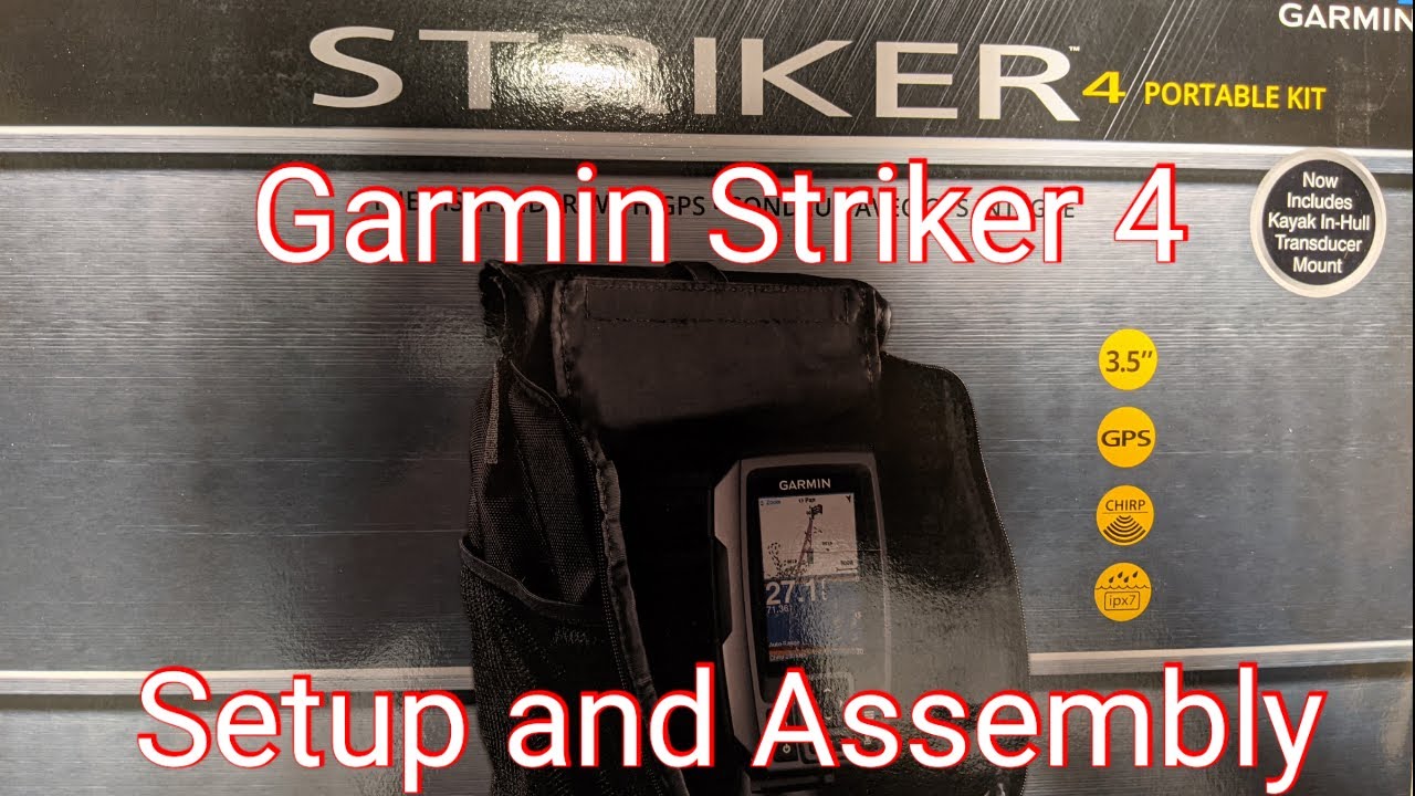 Garmin Striker 4 Portable Kit Assembly (ICE FISHING SETUP)