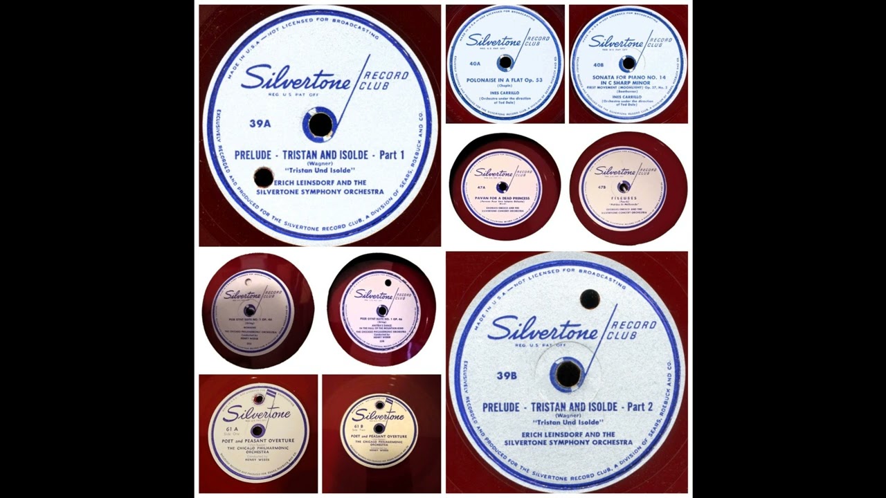 Chicago Philharmonic Orchestra/Henry Weber- Silvertone Records-  55A Peer Gynt Suite 1 Morning