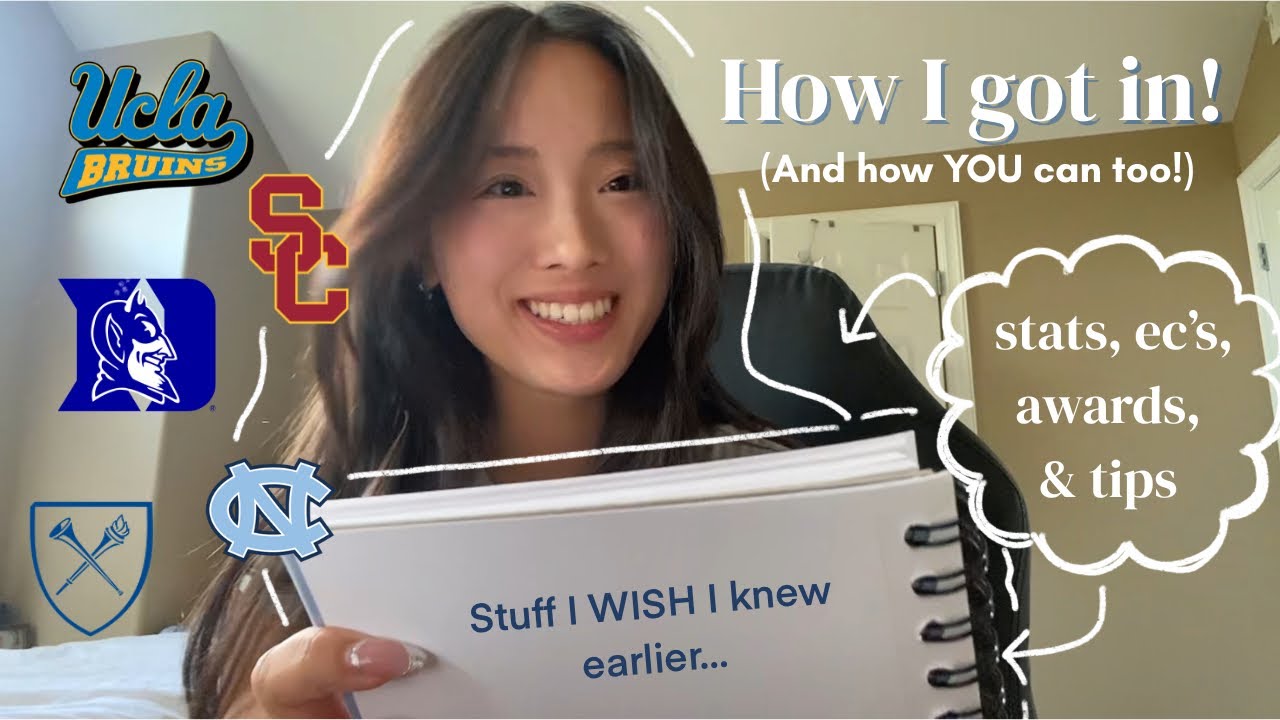 chalant asian girl’s guide to college apps | stats, ecs, awards, that got me into Duke, UCLA + more!