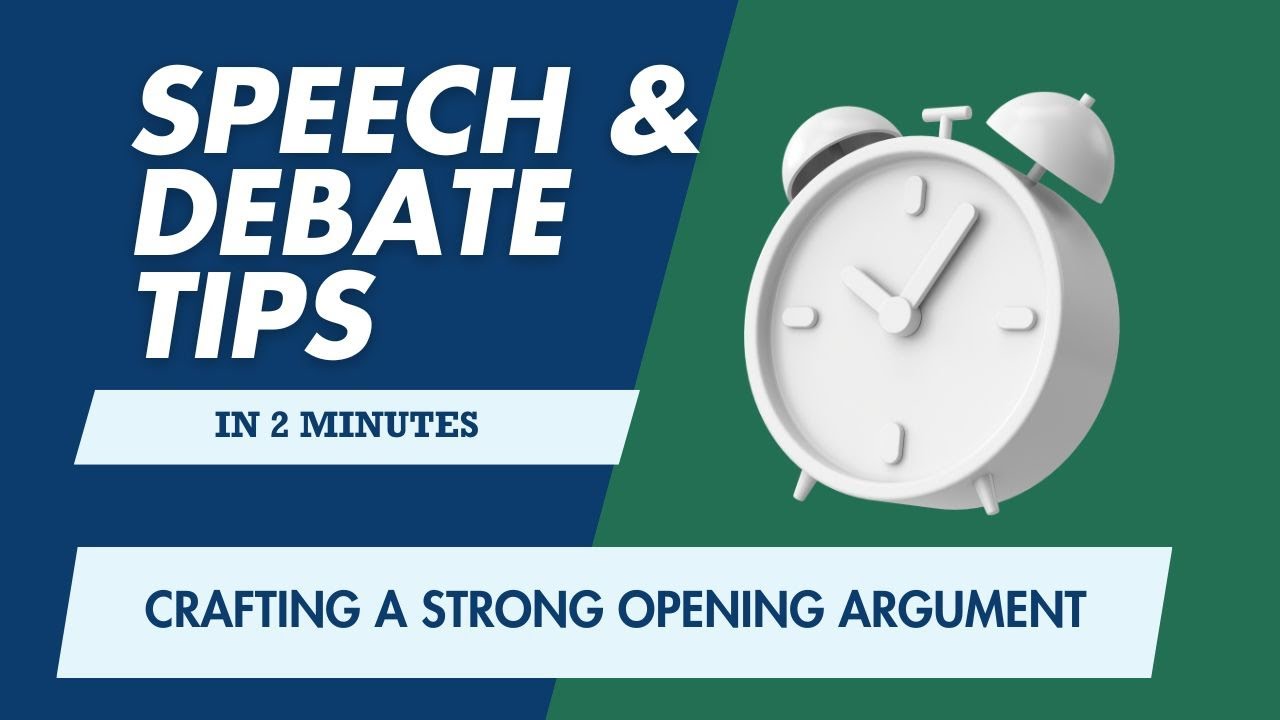 Crafting a Strong Opening Argument