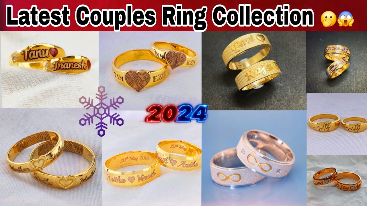 🔴Wedding Couples Ring Design 2024 // Beautiful Engagement Ring Collection in Gold