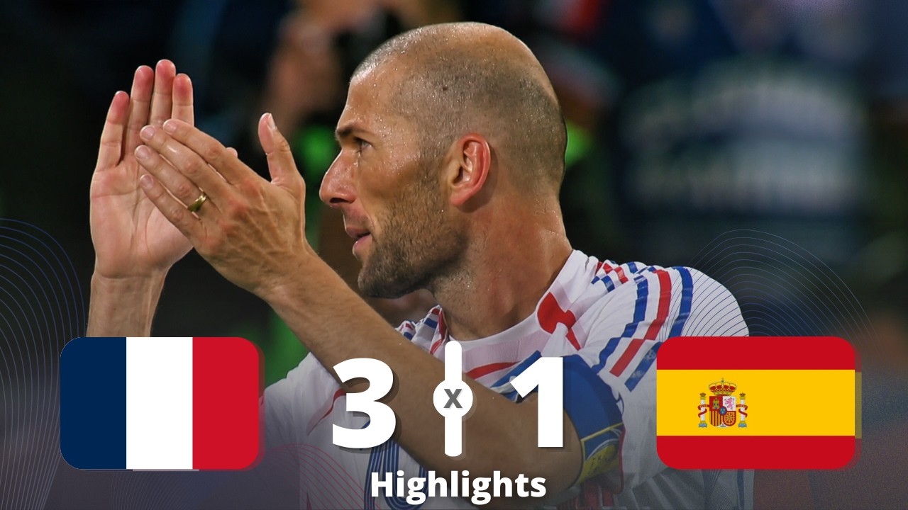 France vs Spain 2006 World Cup &ndash; Match Highlights
