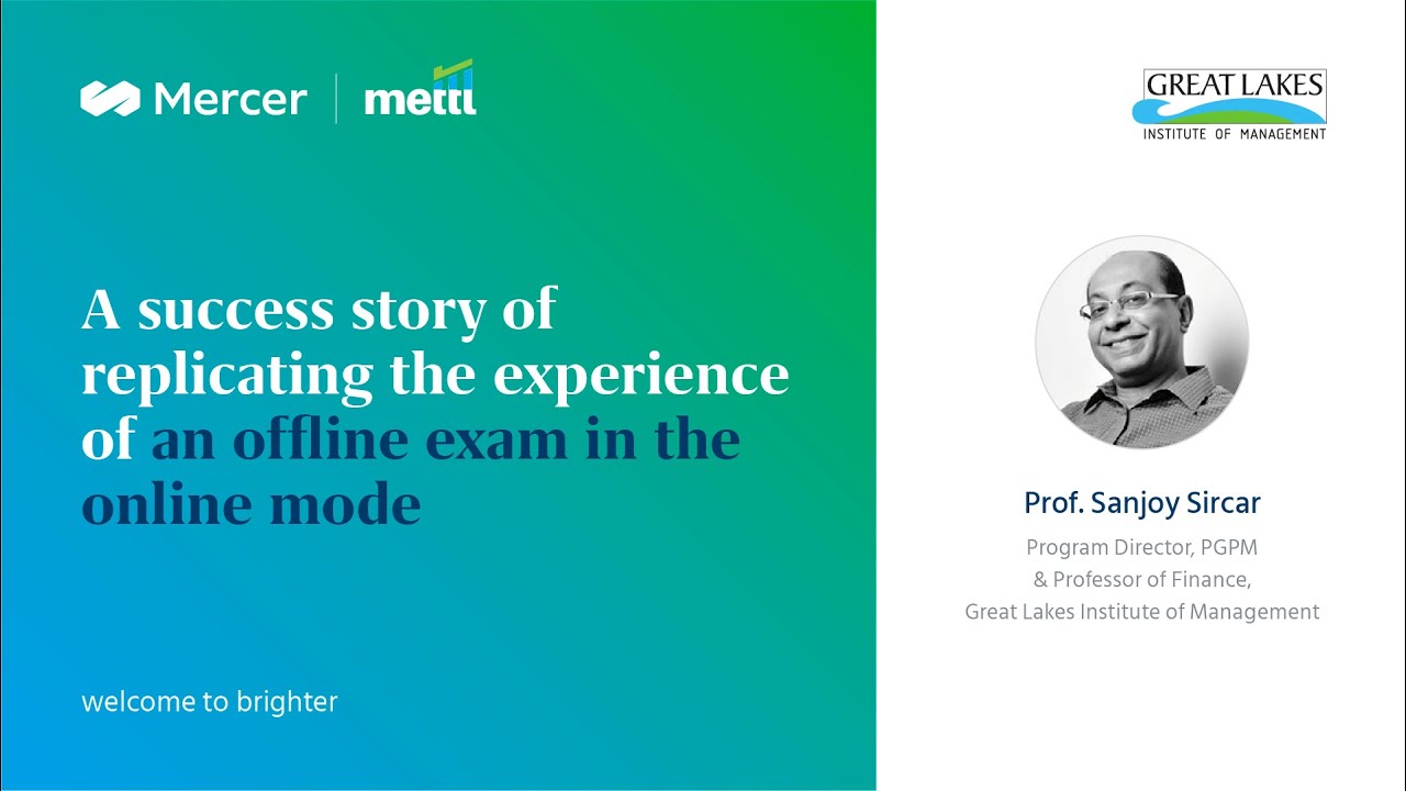 Replicating the Offline Exam Experience for GLIM with Mercer | Mettl Online Examination Platform
