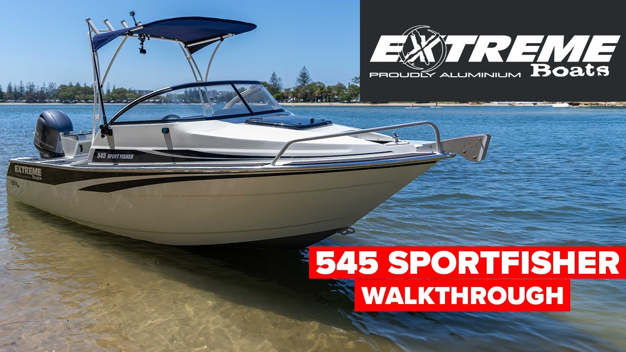 Extreme Boats 545 Sport Fisher | Walkthrough | Yamaha F115