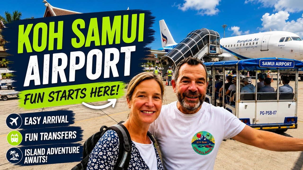 Koh Samui Airport ✈️ Is THIS the Best Airport in the World?!