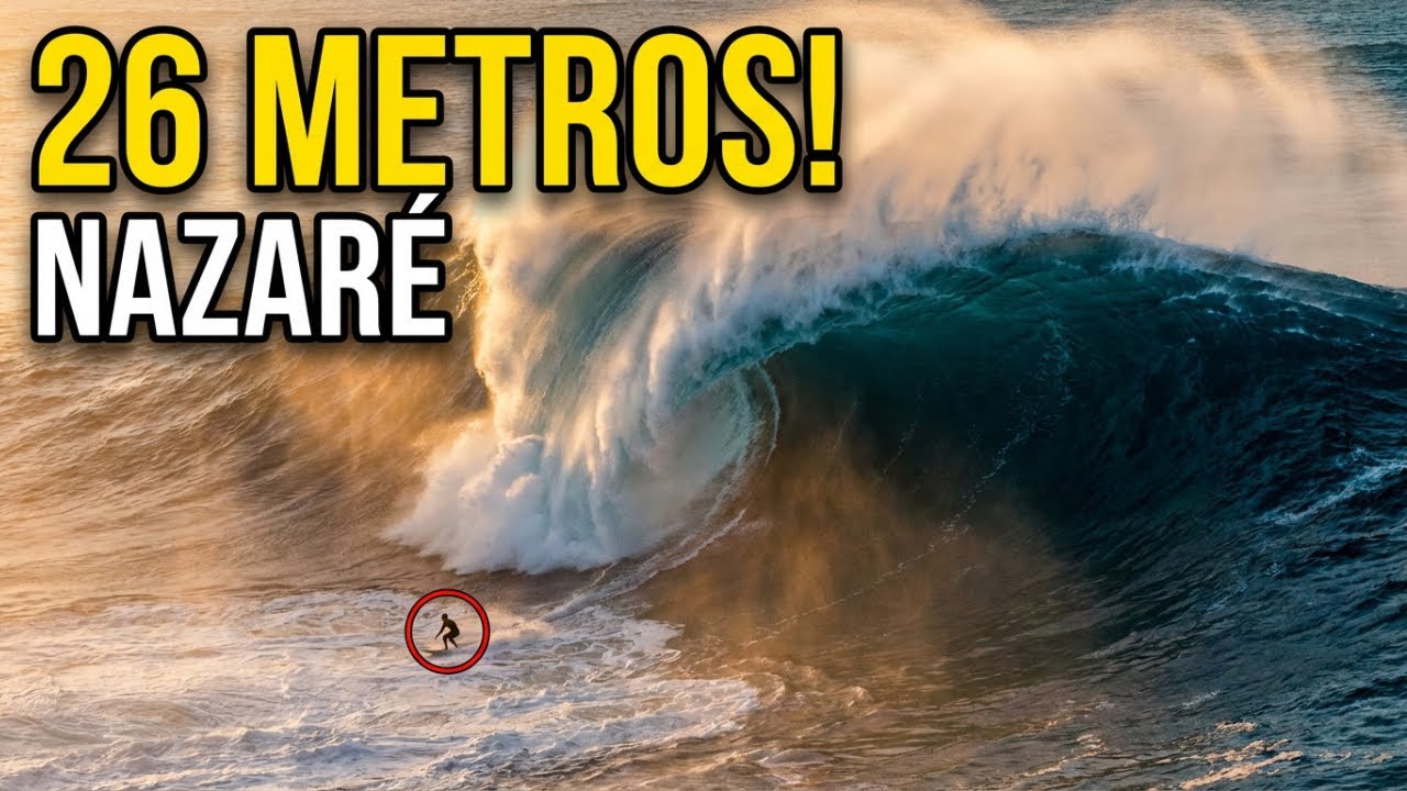 Nazaré: Onde o Oceano Vira Montanha de 26 Metros e Surfistas Chegam a 100km/h