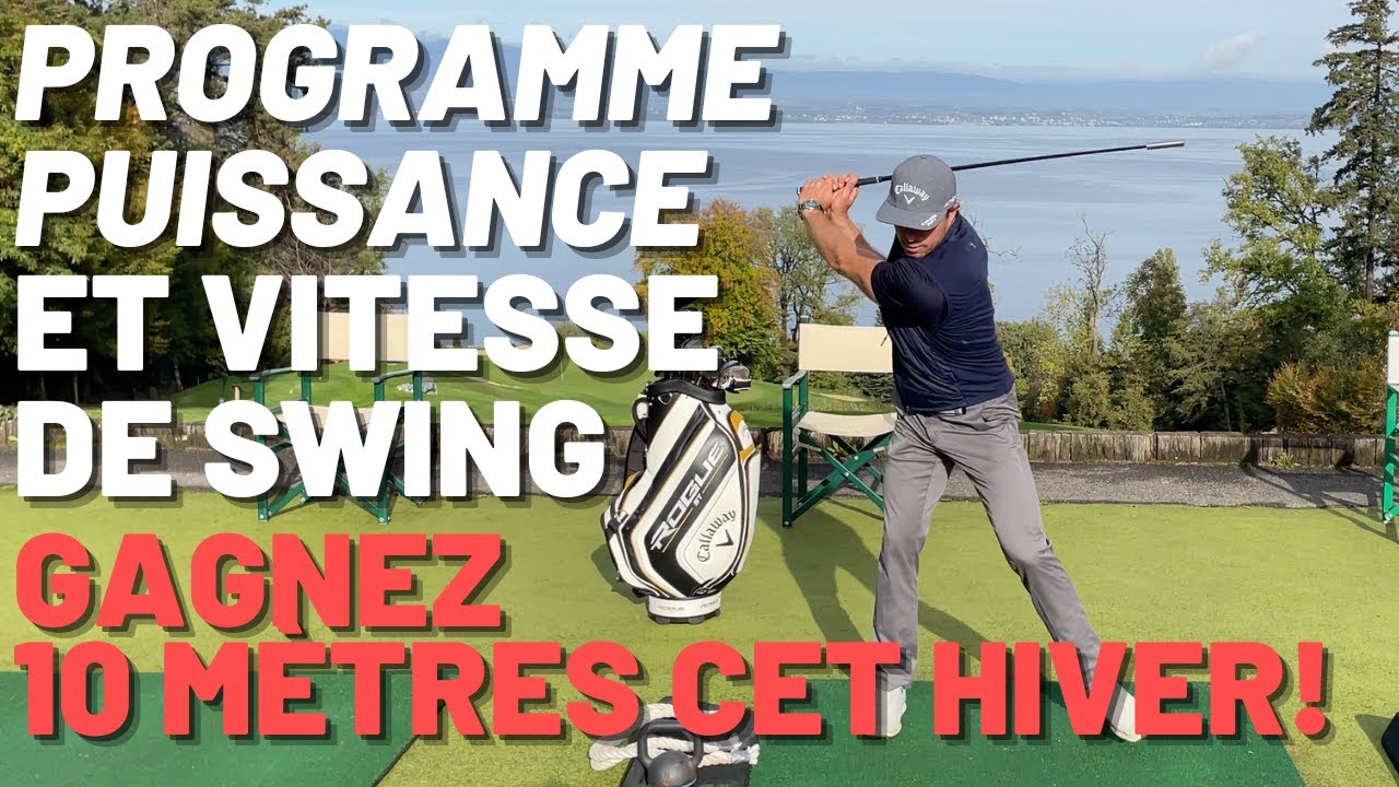 Programme vitesse de club et distance pour l'hiver. Gagnez 10 mètres avec tous vos clubs !