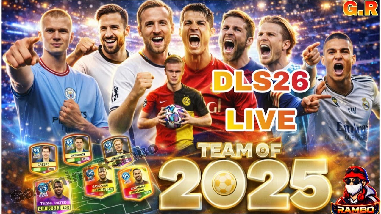 🟢 Live DLS 26 🔥 | Team of 2025 – Cold Winter Event Gameplay ❄️⚡