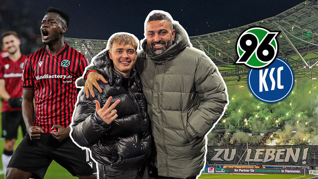 Der HEIMFLUCH ist beendet 😍🙏 | HANNOVER 96 VS SC KALSRUHE STADIONVLOG