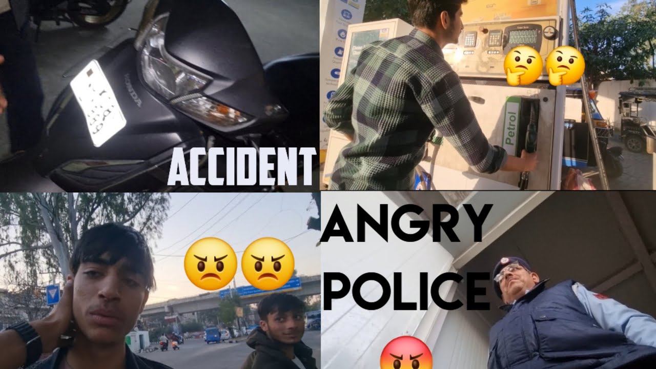 POLICE MAN ANGER 😠// ACCIDENT HO GAYA DOST KA 🥲🥲// ABB KYA HOGA 😶😶 // 