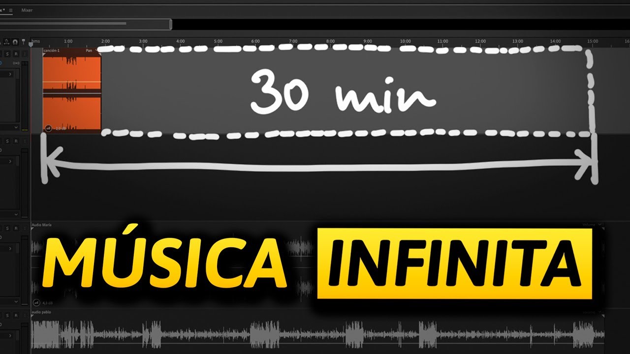 Como ALARGAR DURACIÓN DE CANCIONES para tus PODCAST Y VÍDEOS (Tutorial Adobe Audition)