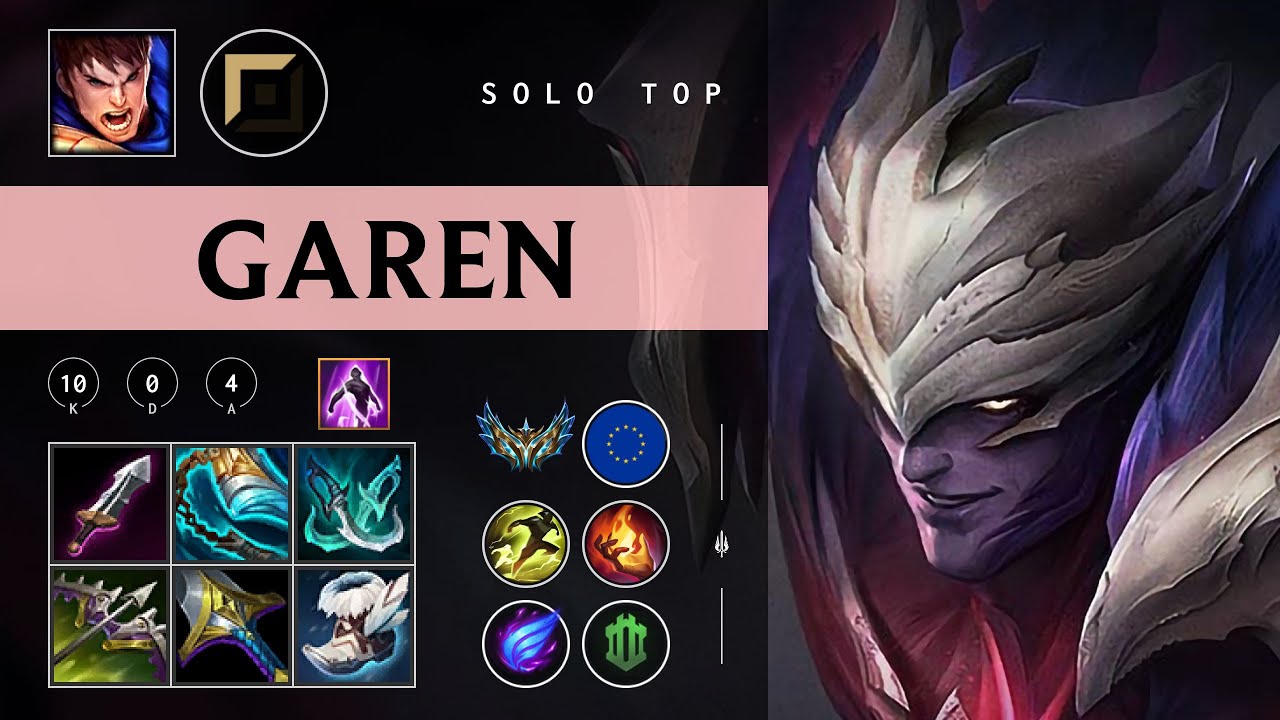 Garen Top vs Gwen - EUW Challenger Patch 26.03