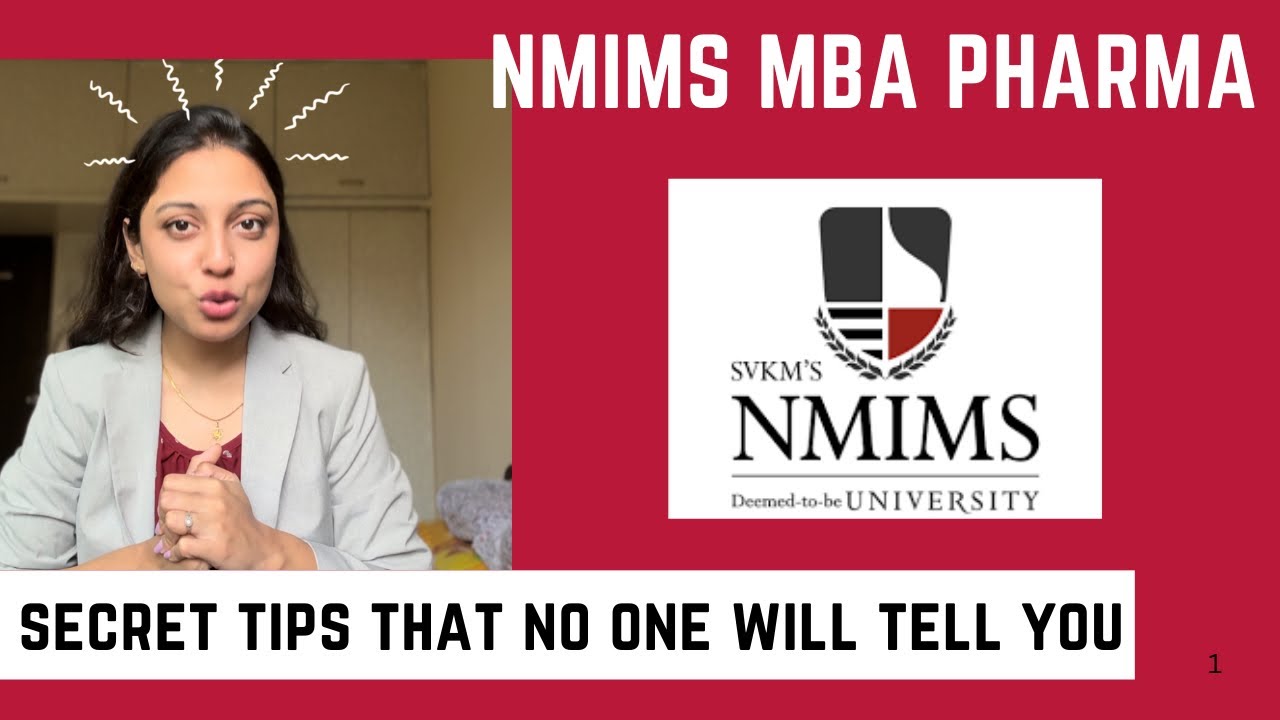 Secret tips that no one will tell you | NMIMS MBA Pharma starts from 2 June 2025 