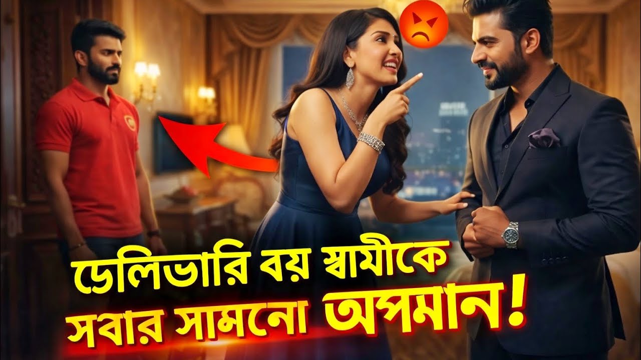 ডেলিভারি বয় স্বামীকে সবার সামনে অপমান!