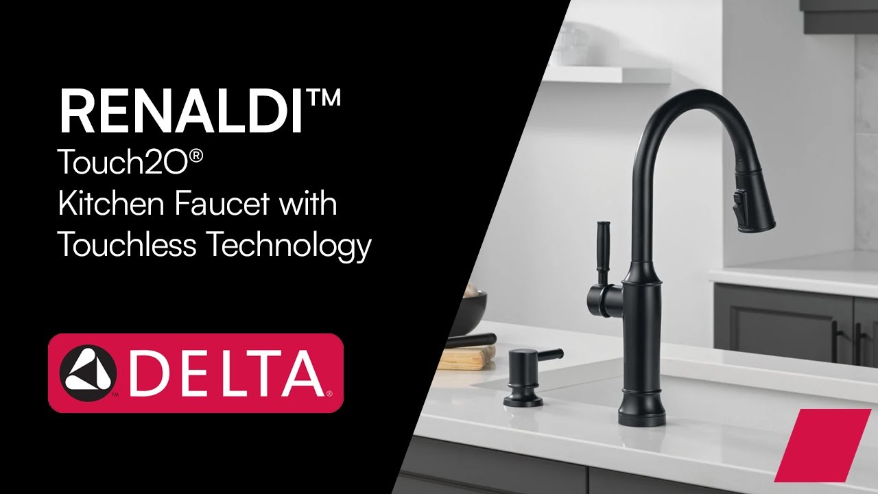 Renaldi Touchless: The New Smart Faucet Collection by Delta Faucets