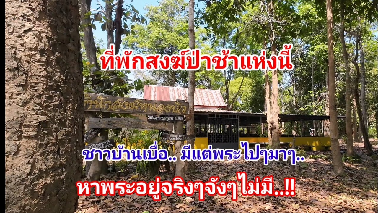 ที่พักสงฆ์ป่าช้าแห่งนี้​ มีแต่พระไปๆมาๆหาพระอยู่จริงๆจังๆไม่มี