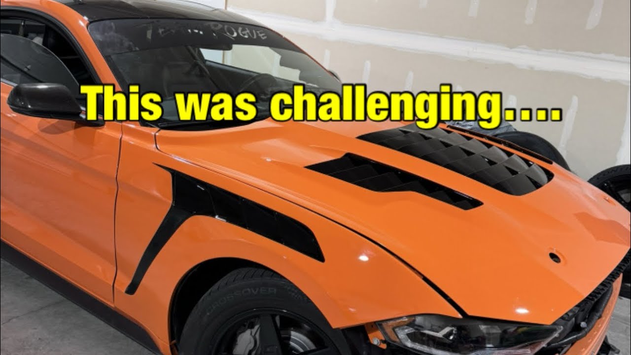 Installing GTD Style Fenders on my 1000hp MUSTANG….