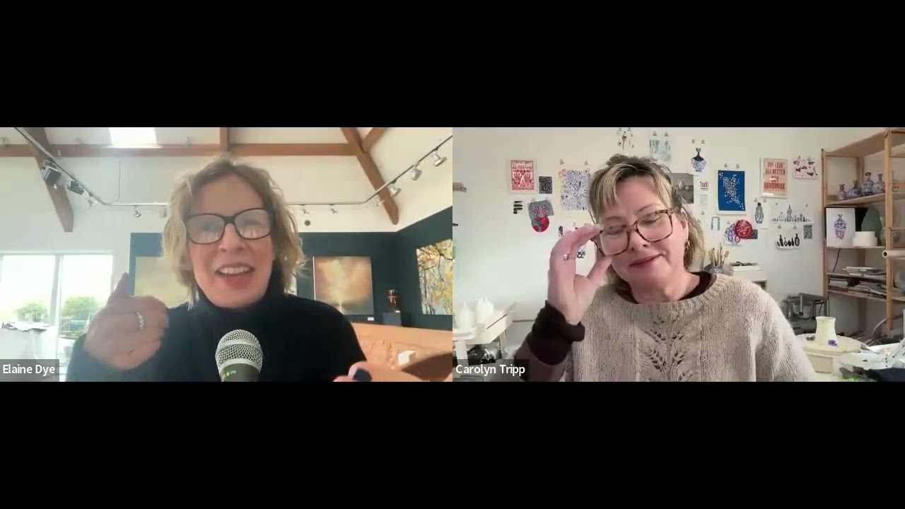 An Art to It: Elaine Dye chats to Carolyn Tripp, Ceramic Artist
