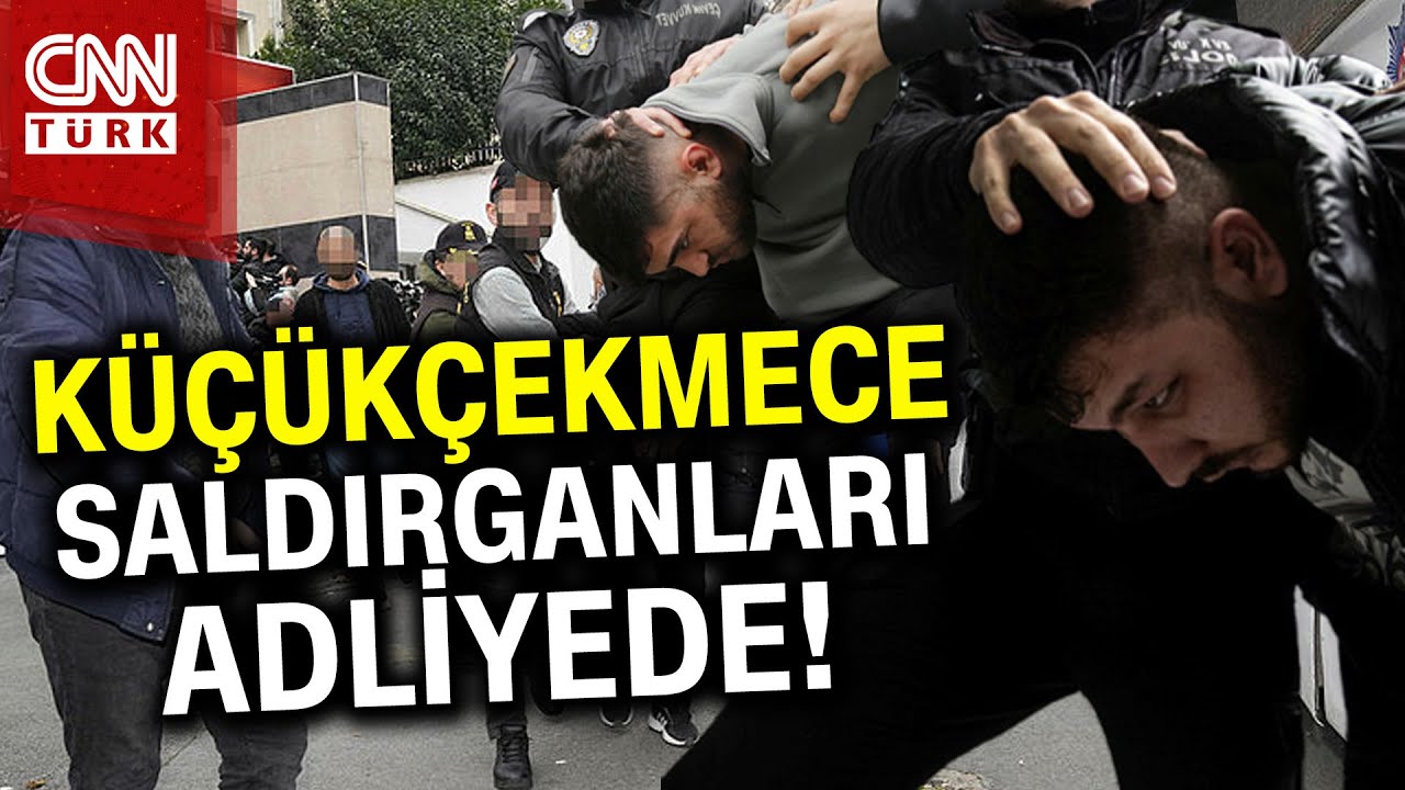 Küçükçekmece Saldırganları Adliyede! İşlemleri Tamamlanan 26 Şüpheli Getirildi #Haber