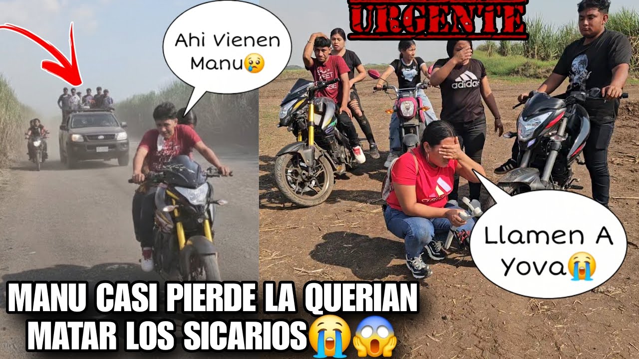 Santo Dios En Pleno Cañal Hombres Arm4dos Persiguen A MANU Para Mat4rla😱🫢Ella Ya No para De Llorar😭