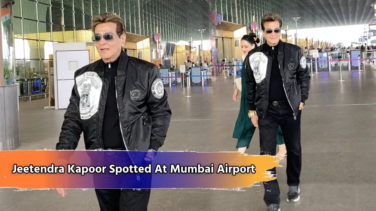 Mumbai Airport's MOST WANTED Celebrity Sighting - Jeetendra Kapoor!