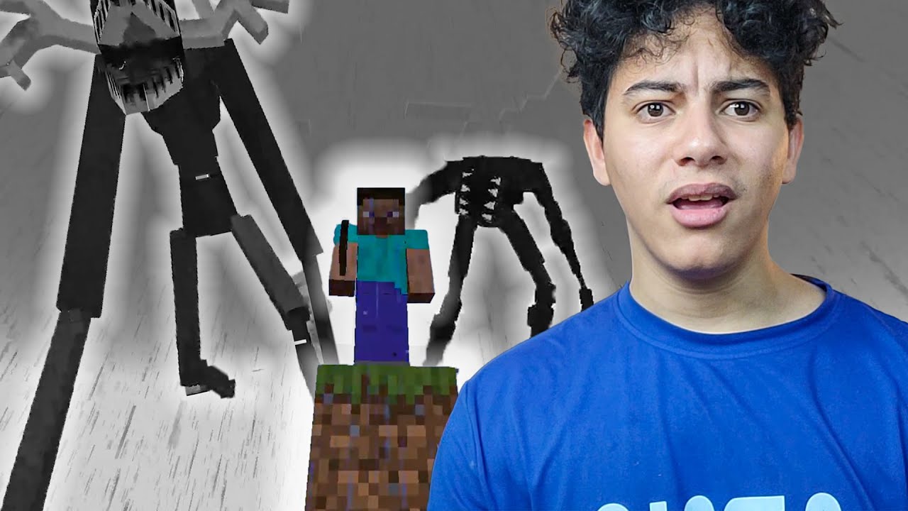 Minecraft one block horor.../ 😰 ماين كرافت ون بلوك الرعب
