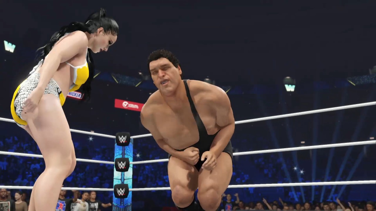 Andre The Giant VS Chyna Serious Fight In Smack Down WWE #trending #viral #wwe #viralvideo