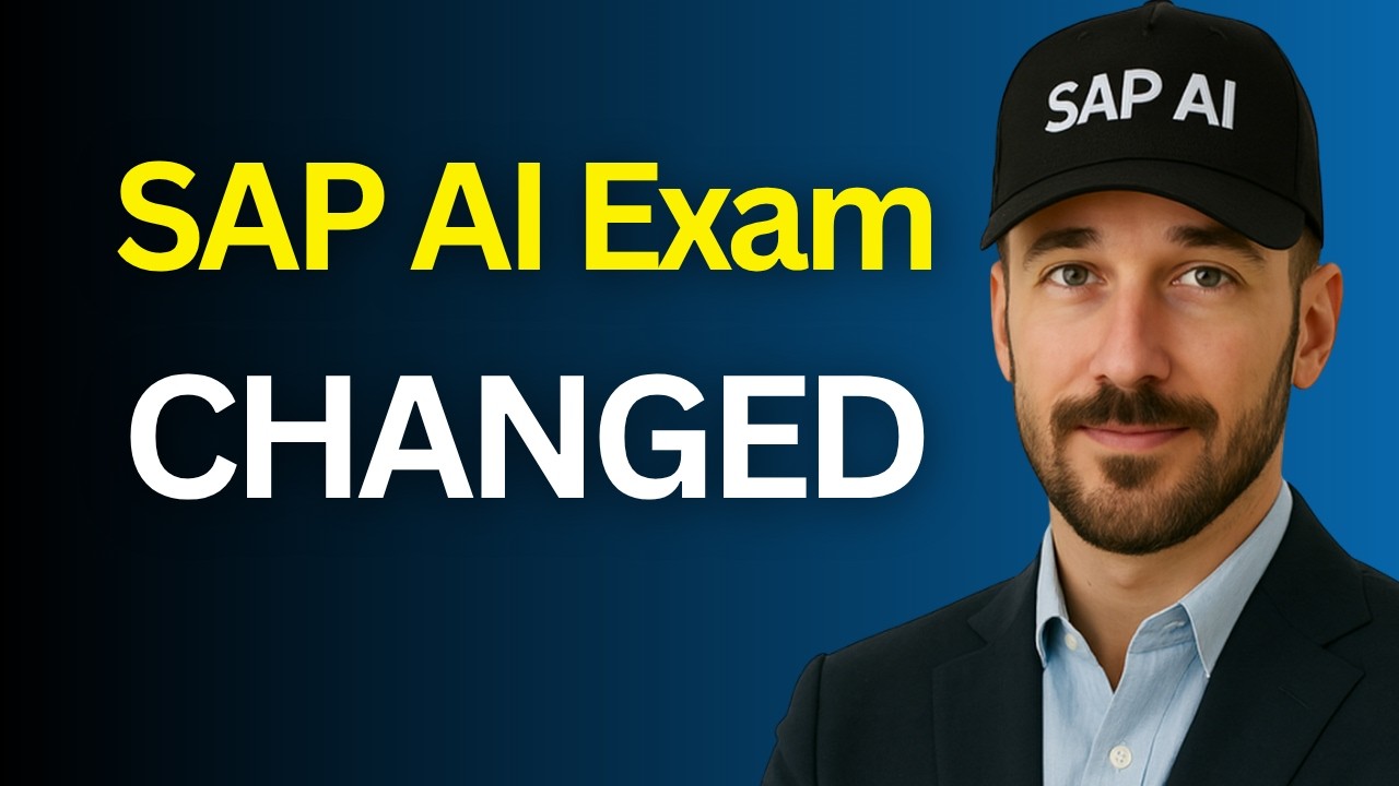 Изменения в экзамене по сертификации SAP AI 😳 Нет вопросов с множественным выбором, только реальн...